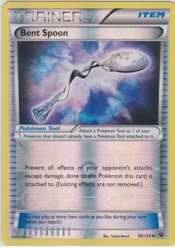 Bent Spoon - 93/124 - Uncommon - Reverse Holo